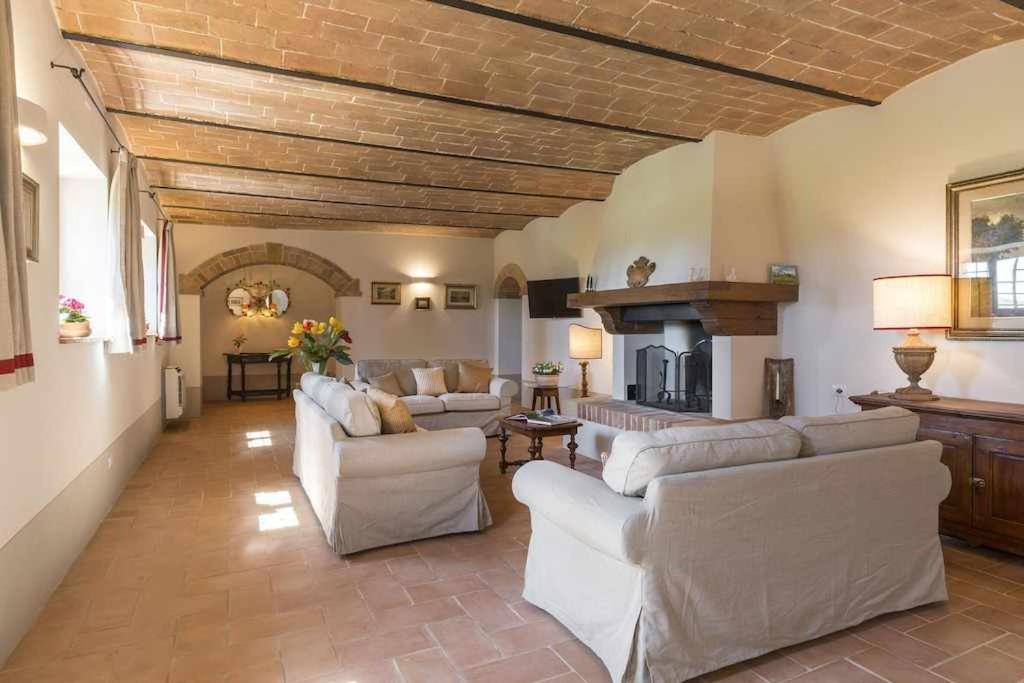 Villa I Cipressini Piscina Riscaldata Spa Toscana Pienza Extérieur photo