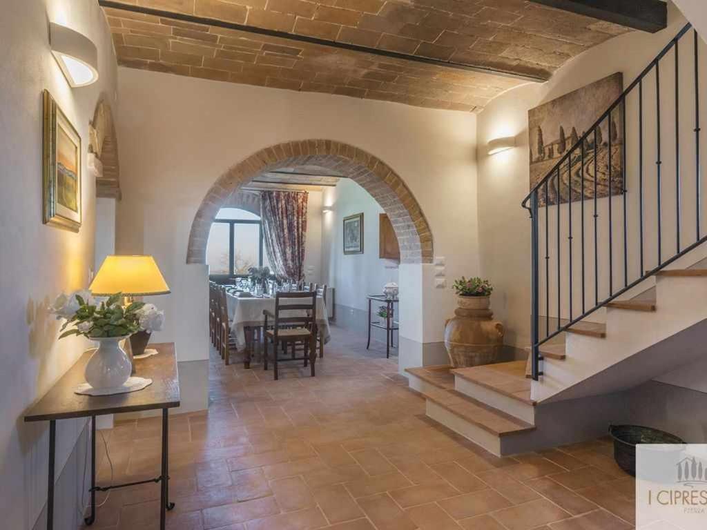 Villa I Cipressini Piscina Riscaldata Spa Toscana Pienza Extérieur photo