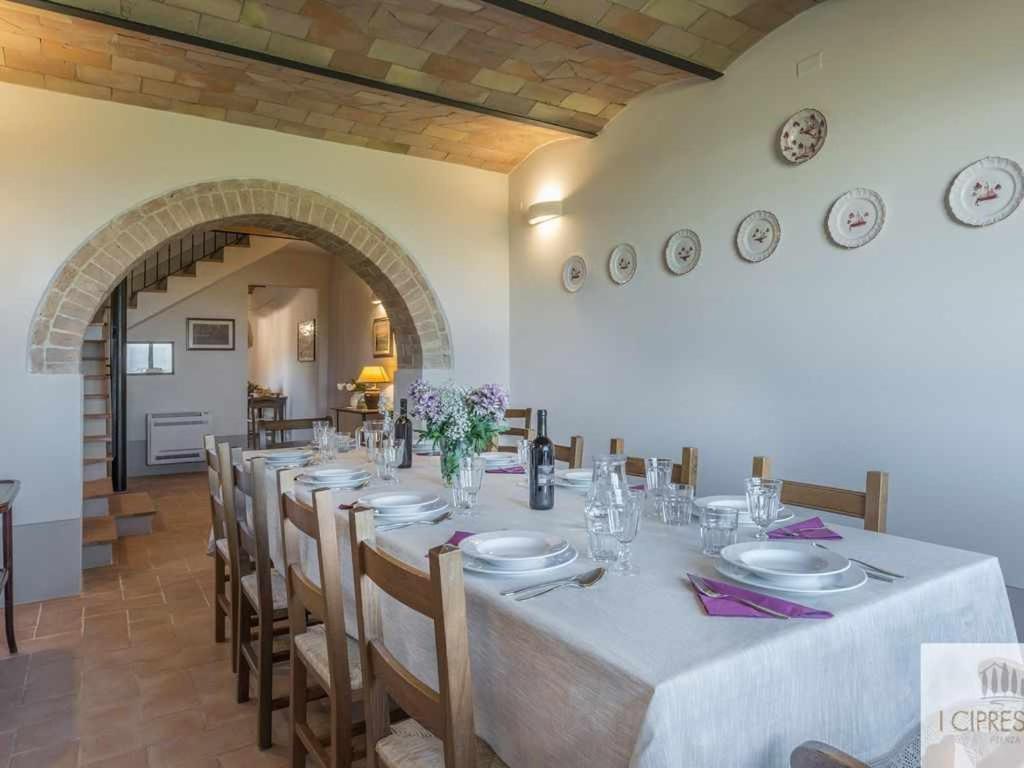 Villa I Cipressini Piscina Riscaldata Spa Toscana Pienza Extérieur photo