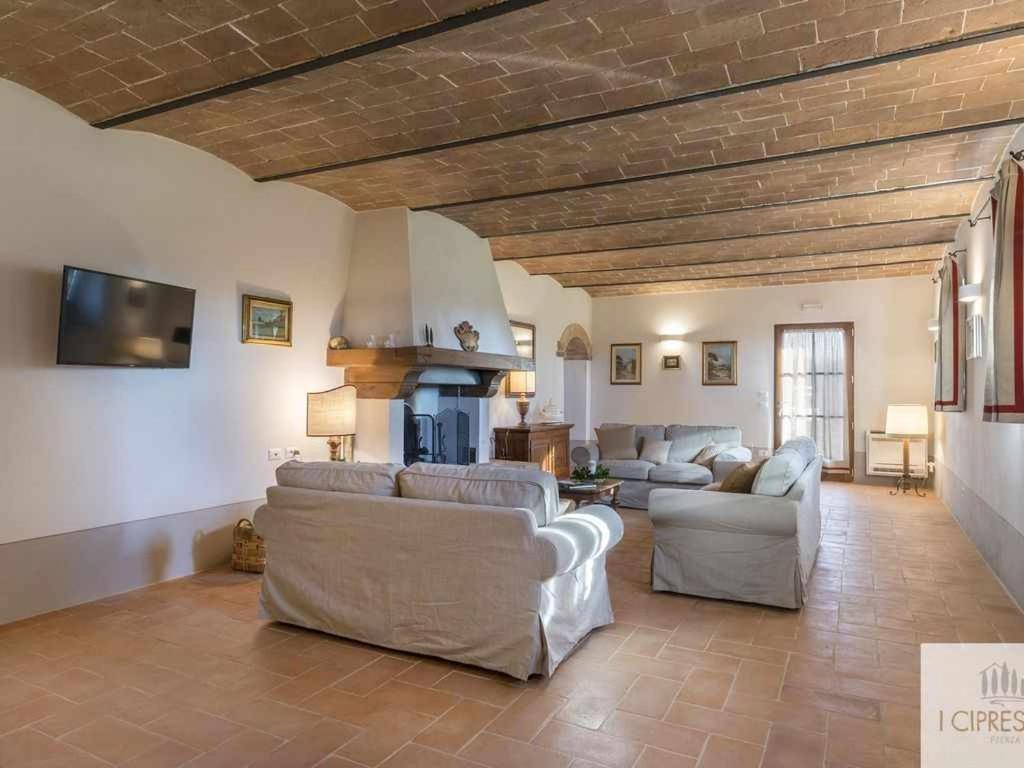Villa I Cipressini Piscina Riscaldata Spa Toscana Pienza Extérieur photo